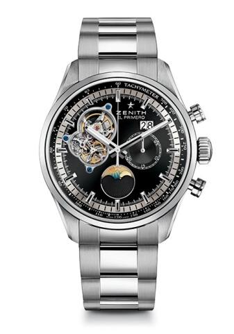 Replica Zenith Watch El Primero Chronomaster Grande Date Black Bracelet 03.2160.4047/21.M2160